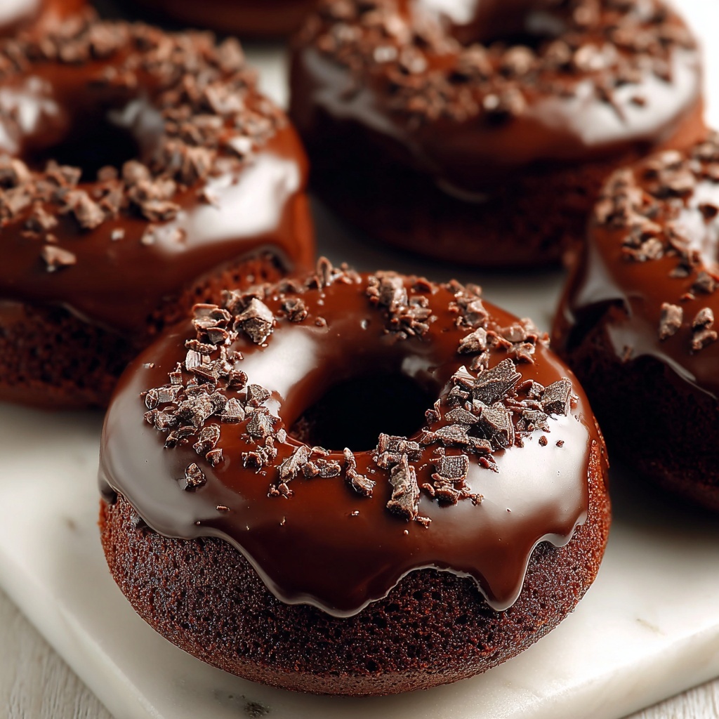 Irresistible Chocolate Cake Donuts Recipe - Recipe Image
