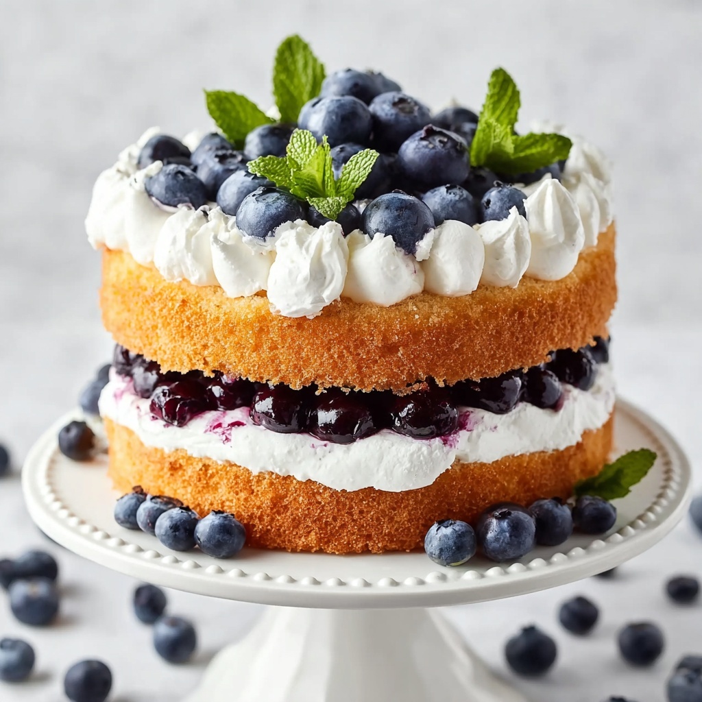 Blueberry Shortcake Cake Recipe - Recipe Image