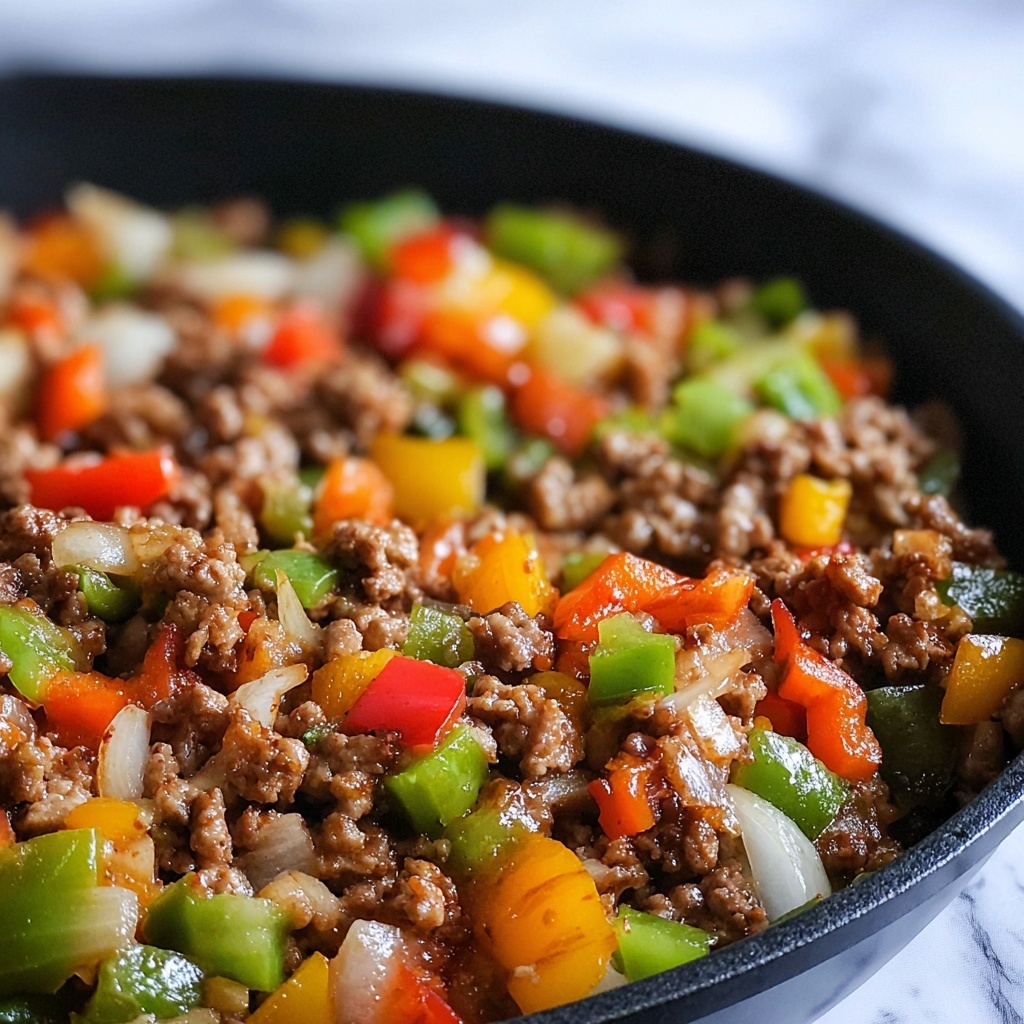 One-Pan Ground Kung Pao Chicken Recipe - Recipe Image