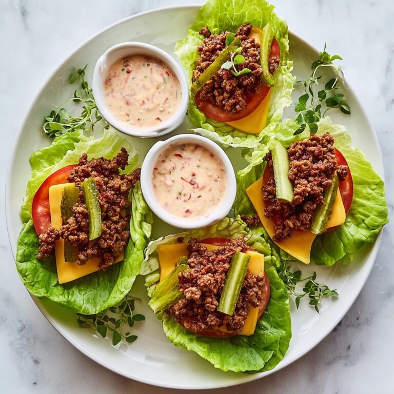 Savory Cheeseburger Lettuce Wraps: A Guilt-Free Delight Recipe
