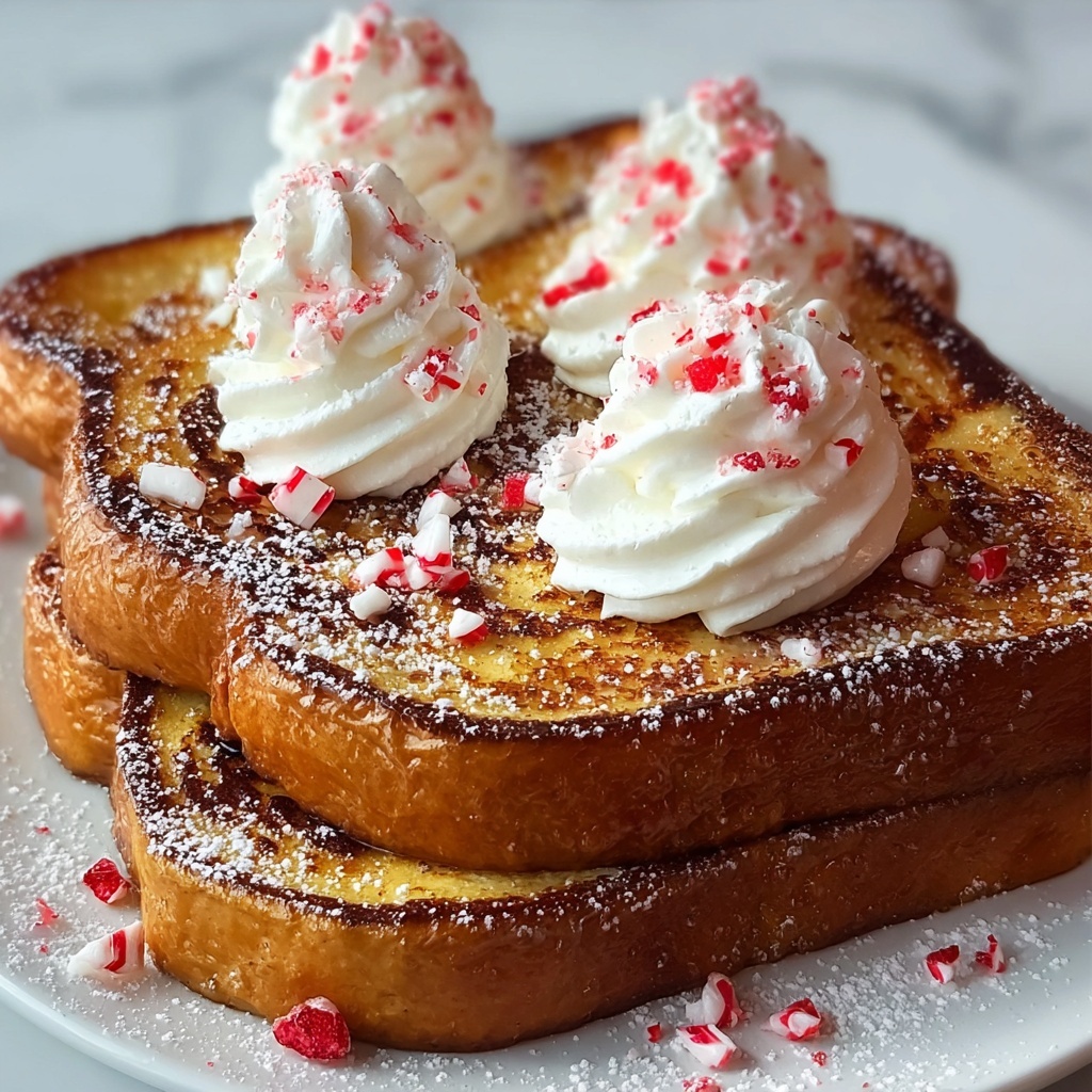 Peppermint Hot Chocolate French Toast for Cozy Mornings Recipe - Recipe Image