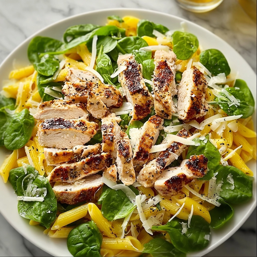 Chicken Caesar Pasta Salad Recipe - Recipe Image