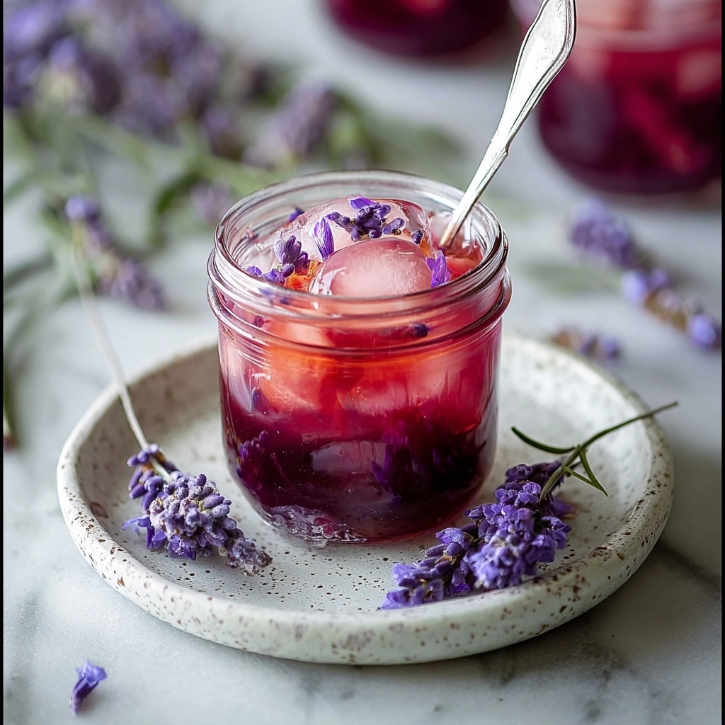 Rhubarb and Lavender Jam: Sweet Harmony for Your Toast Recipe - Recipe Image