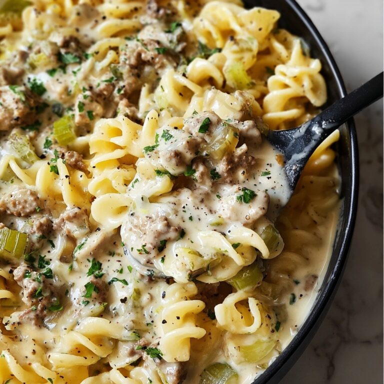 Philly Cheesesteak Pasta Recipe