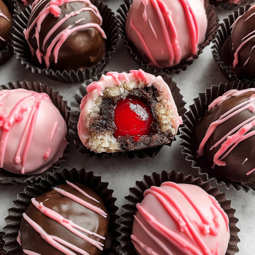Cherry Mash Truffles Recipe - Recipe Image