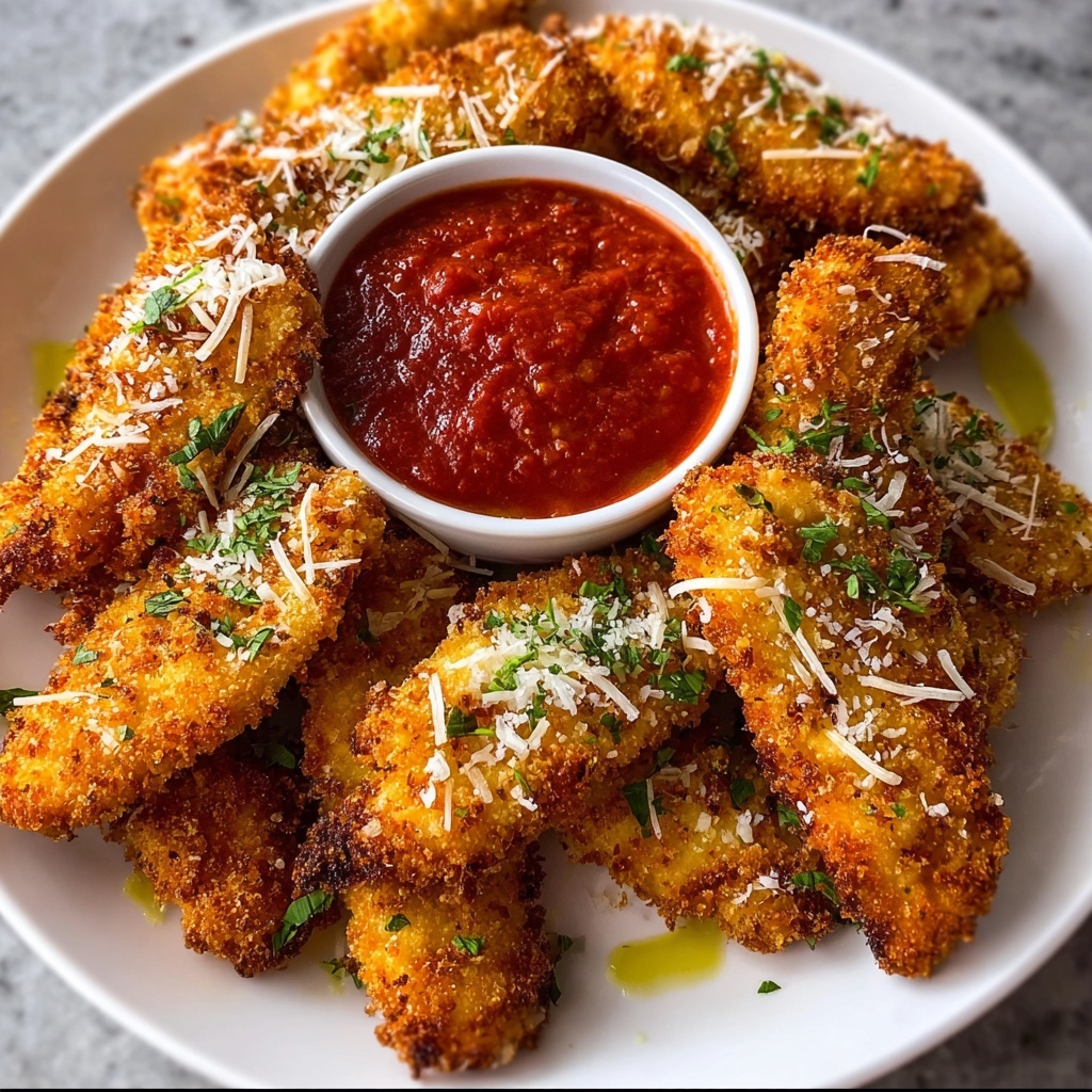 Comforting Chicken Tenders Parmesan Recipe - Recipe Image
