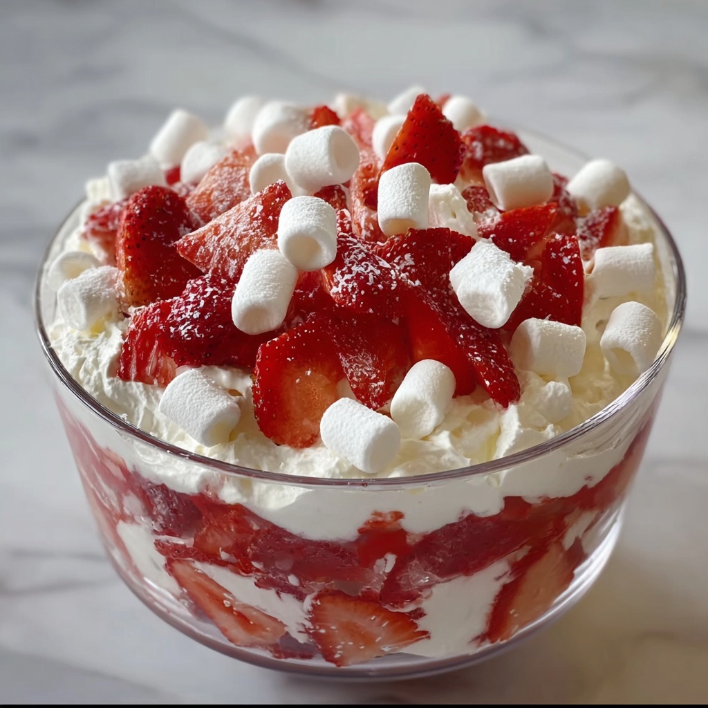 Strawberry Fluff Salad Recipe - Recipe Image