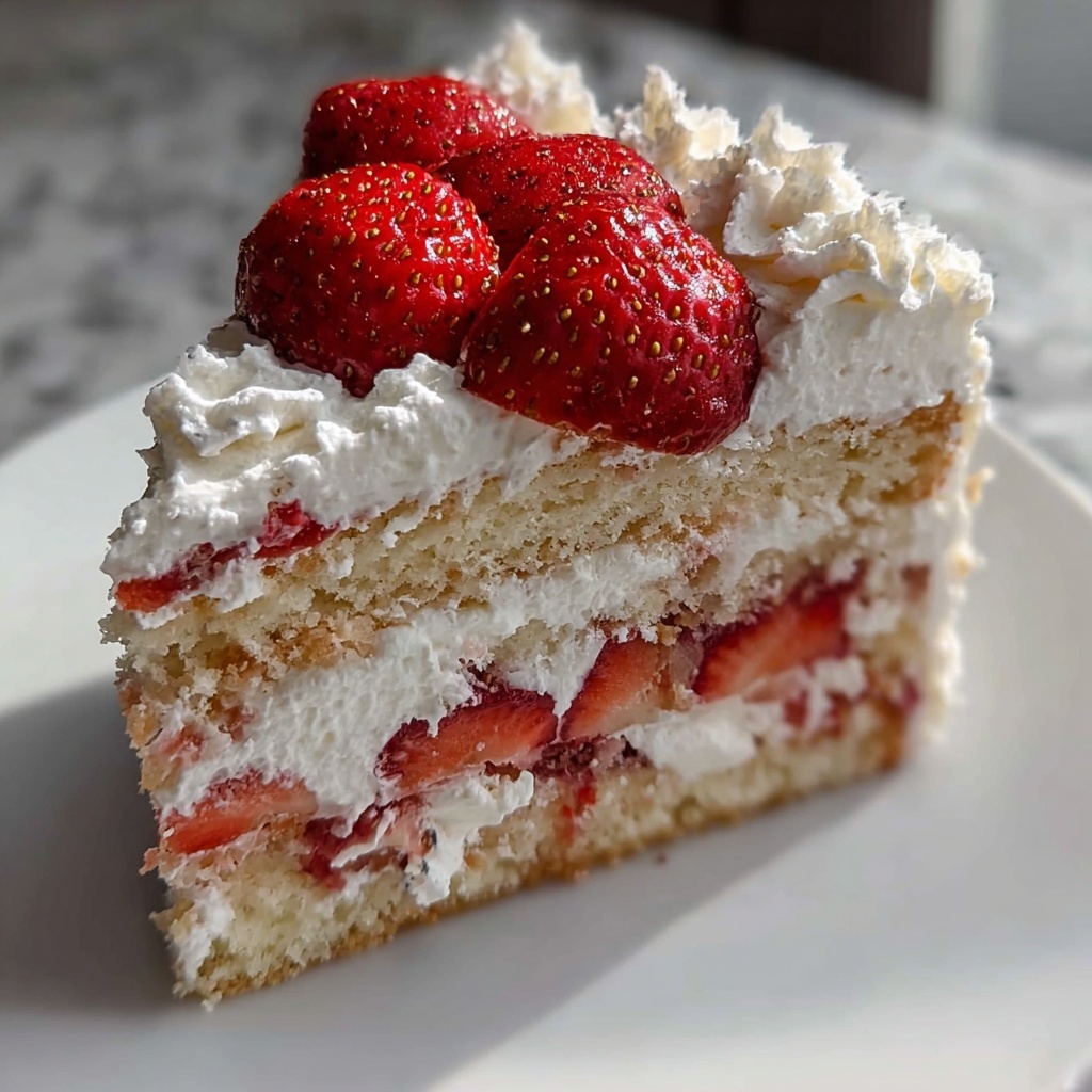 Heavenly Strawberry Cake: 7 Joyful Bites of Nostalgia Recipe - Recipe Image