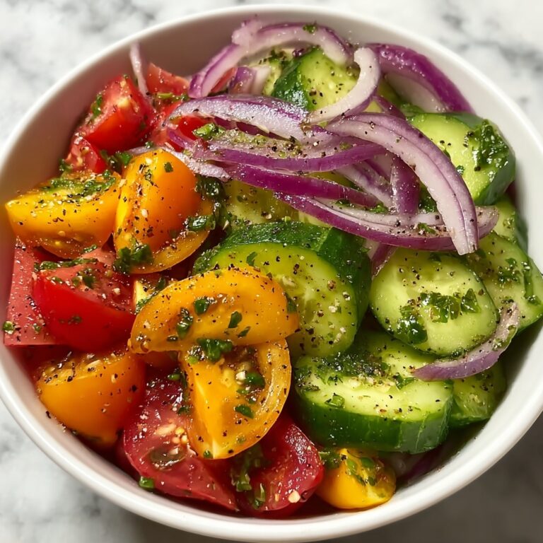 Easy Avocado Cucumber Salad Recipe