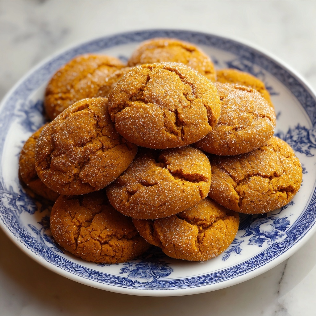 Chewy Pumpkin Snickerdoodle Cookies Recipe - Recipe Image