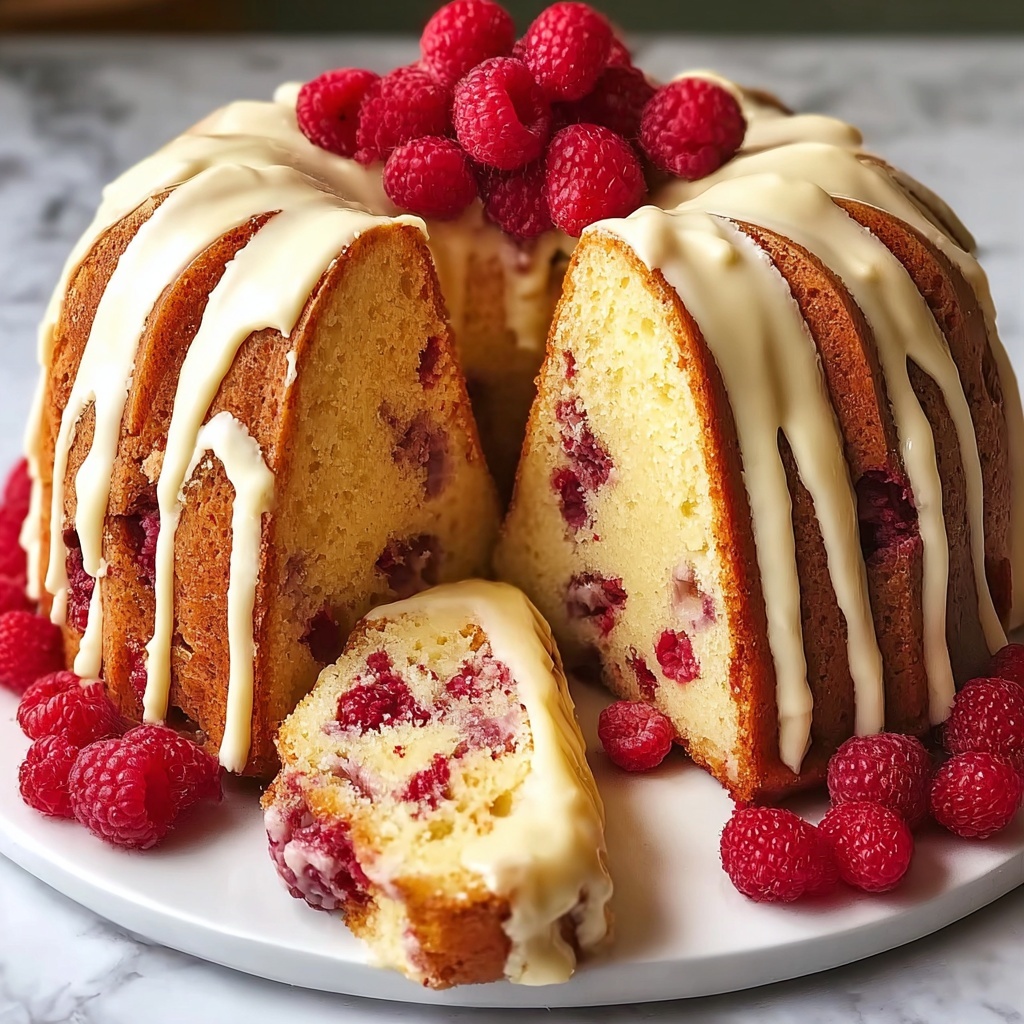 White Chocolate Raspberry Bundt Cake: 7 Irresistible Secrets Recipe - Recipe Image
