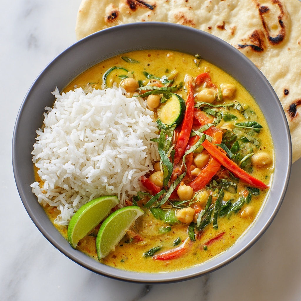 Coconut Curry with Tofu and Vegetables Recipe - Recipe Image