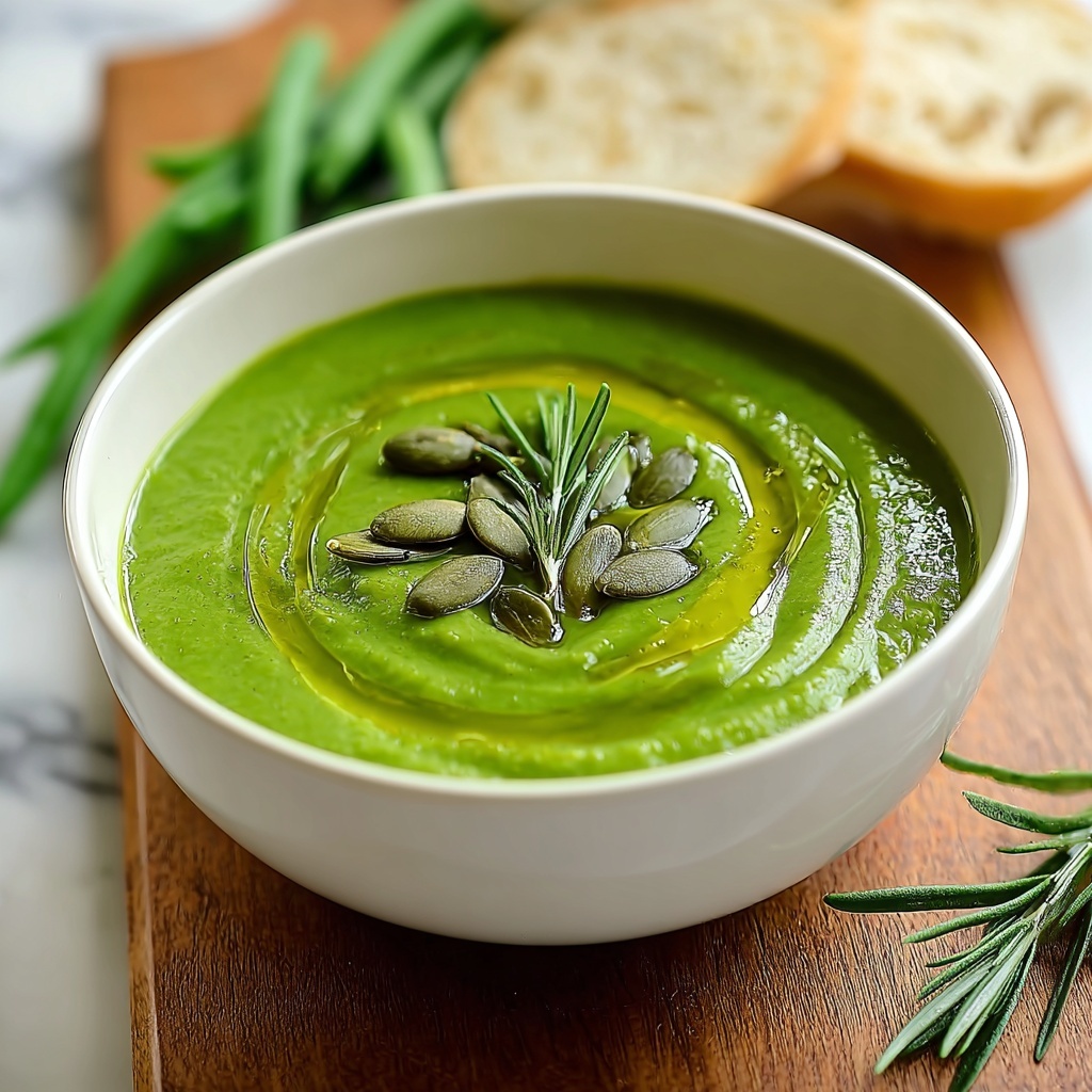 Revitalize Your Dinner with Green Goddess Herb Soup Delight Recipe - Recipe Image