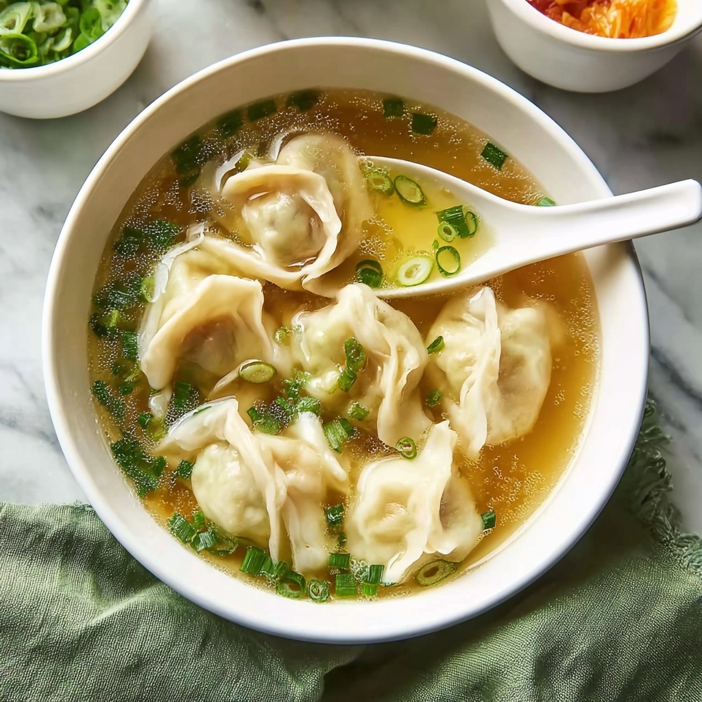 Homemade Wonton Soup: A Heartwarming Comfort in Every Bowl Recipe - Recipe Image