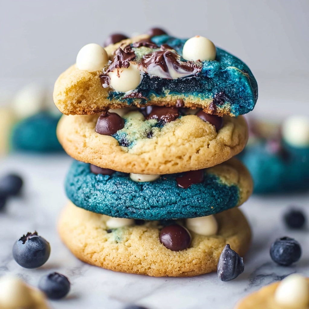 Irresistible Cookie Monster Cookies with Oreo Surprise Inside Recipe - Recipe Image
