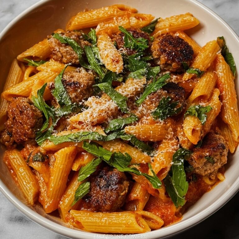 One Pot Creamy Cajun Sausage Pasta Recipe
