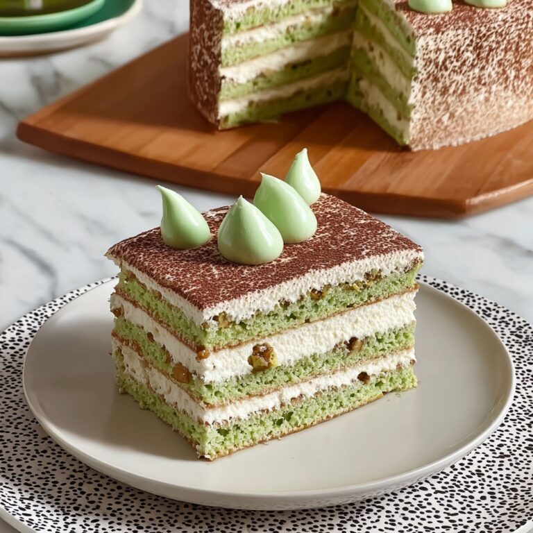Eggless Matcha Tiramisu Recipe