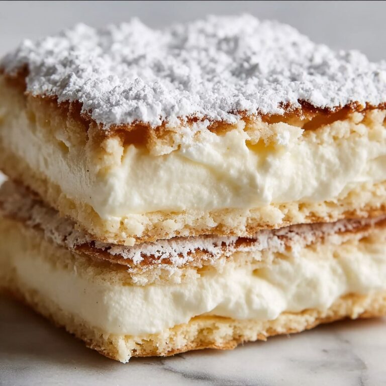 Almond Dacquoise Cream Clouds Recipe