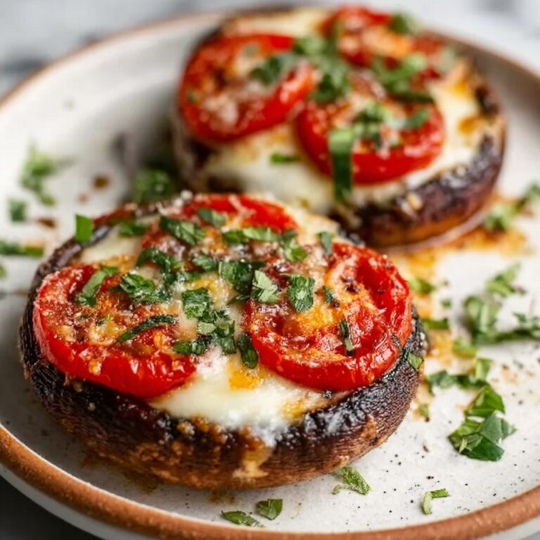Pizza Stuffed Portobello Mushrooms Recipe