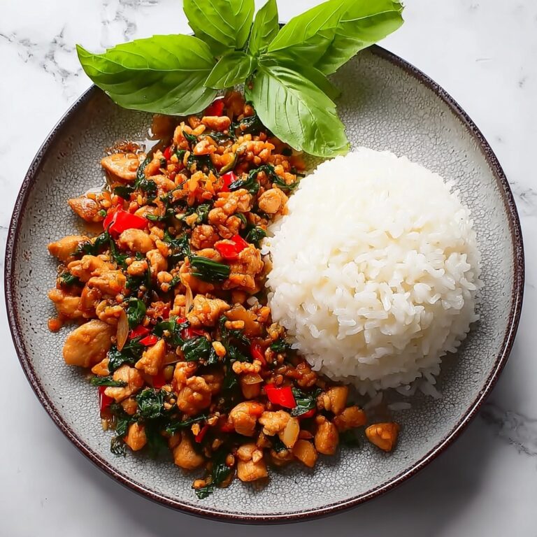 Spicy Thai Basil Chicken (Pad Krapow Gai) Recipe