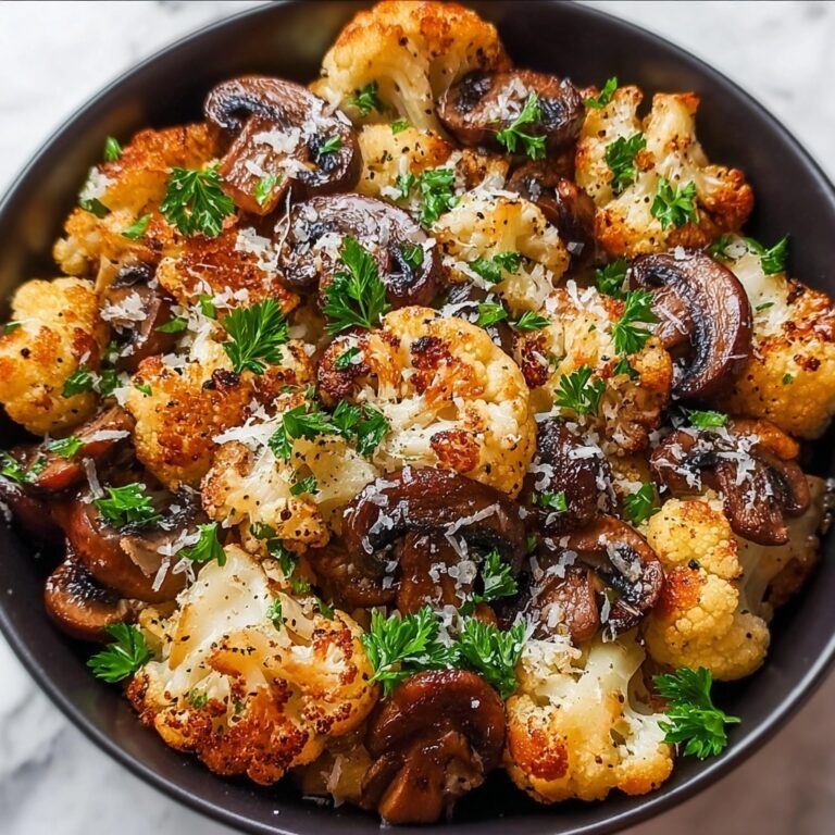 Garlic Cauliflower Mushroom Skillet: Easy One-Pan Recipe