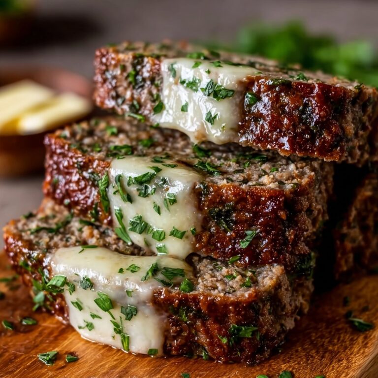 Garlic Parmesan Chicken Meatloaf Recipe