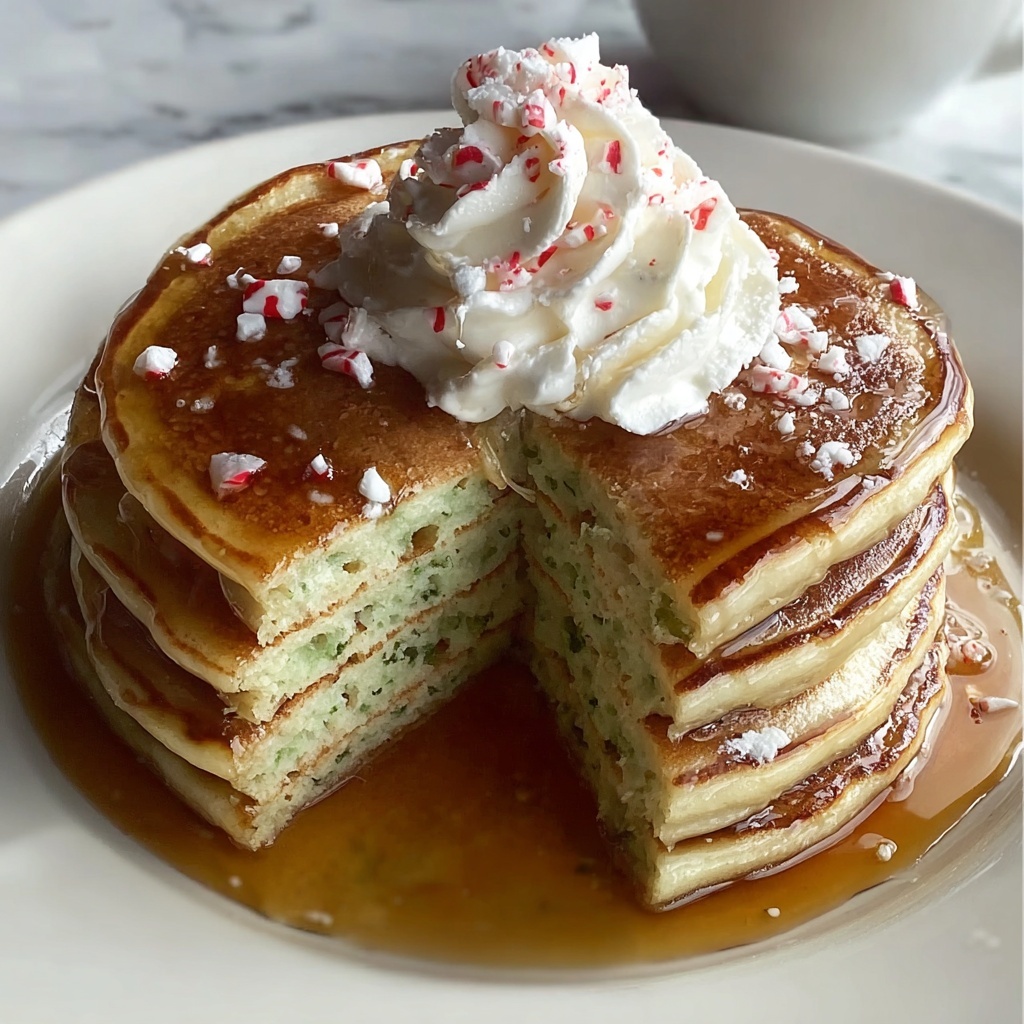 Peppermint Pancakes: 6 Steps to Blissful Breakfast Joy Recipe - Recipe Image