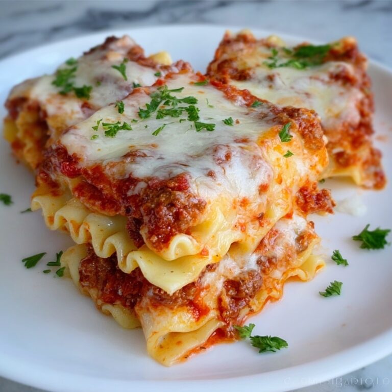 Lasagna Roll Ups Recipe