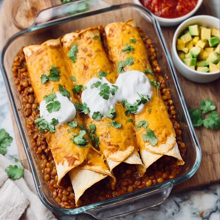 Vegan Lentil Enchiladas Recipe
