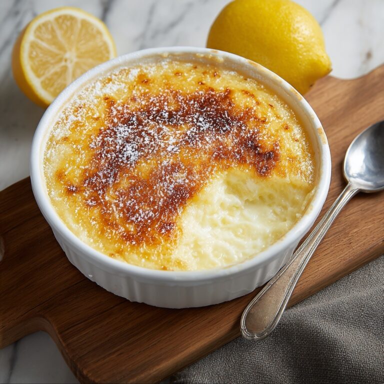 Baked Lemon Pudding Recipe