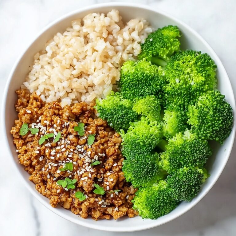Sweet & Spicy Ground Turkey & Broccoli Bowls Recipe