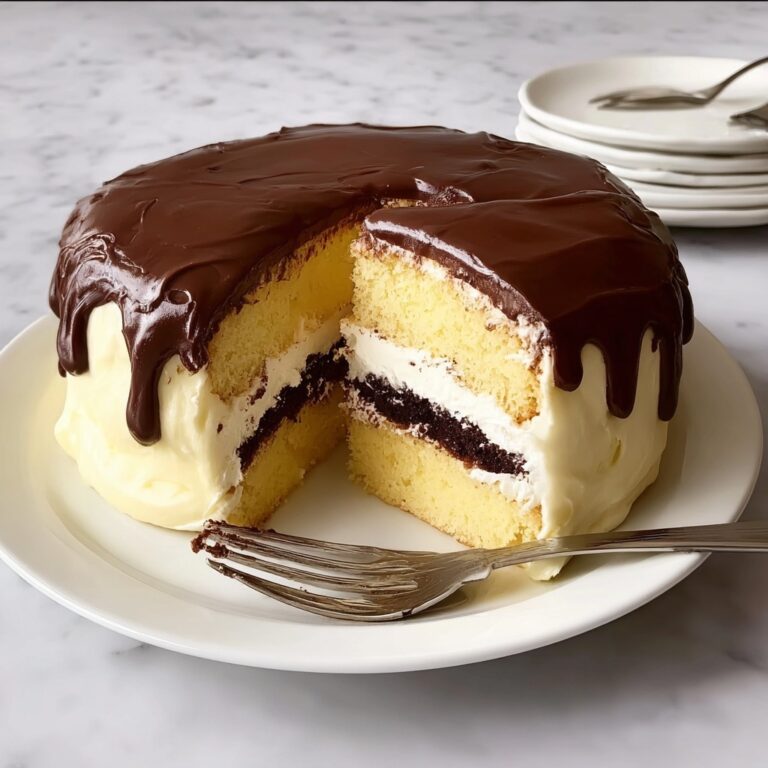 Boston Cream Pie Poke Cake Recipe