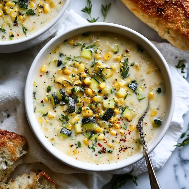 Summer Fresh Corn and Zucchini Chowder Recipe