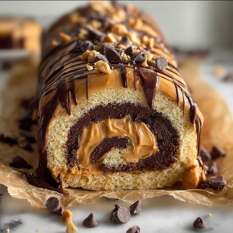 Chocolate Peanut Butter Dream Roll Recipe