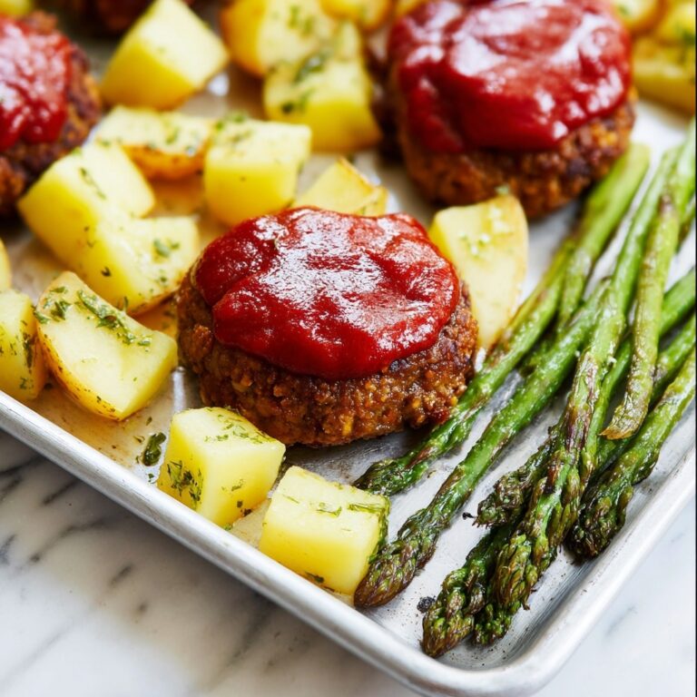 Sheet Pan Meatloaf Dinner Recipe