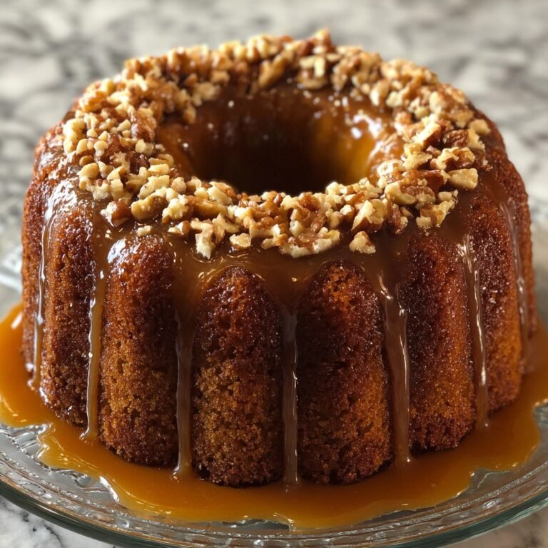 Maple Walnut Cake with Brown Sugar Glaze Recipe