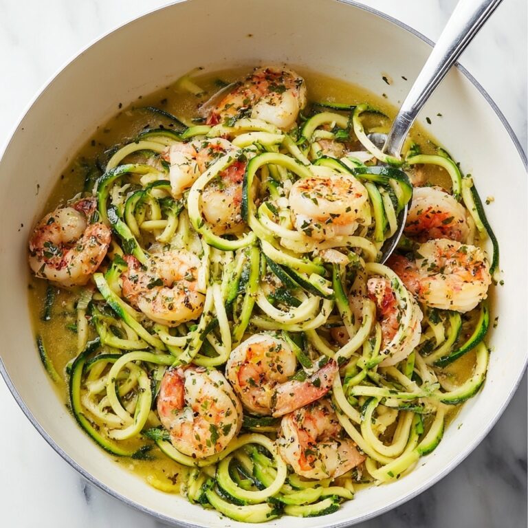 Delicious Shrimp Scampi with Zucchini Noodles Recipe