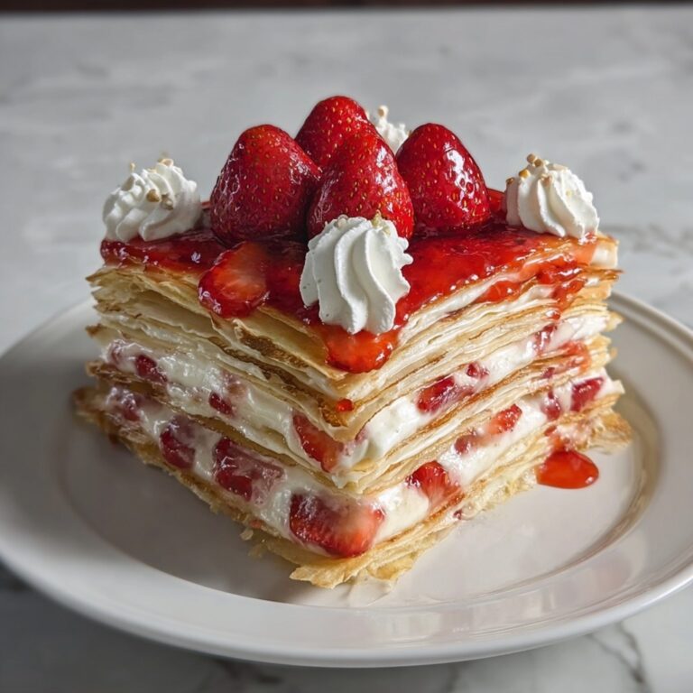 Strawberry Crepe Cake Recipe