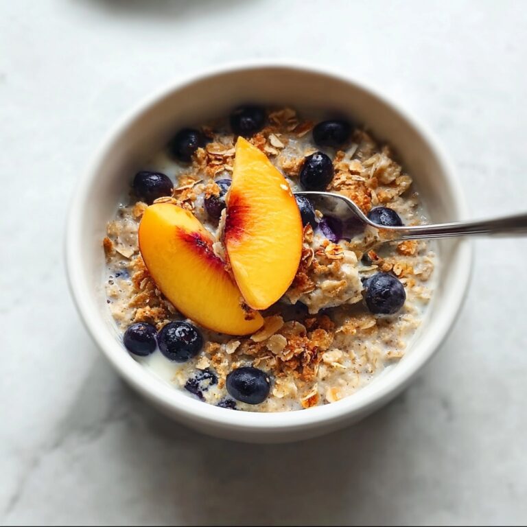 Peach Berry Baked Oatmeal Recipe