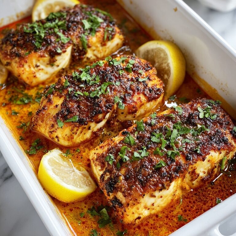 Baked Garlic Butter Cajun Cod Recipe