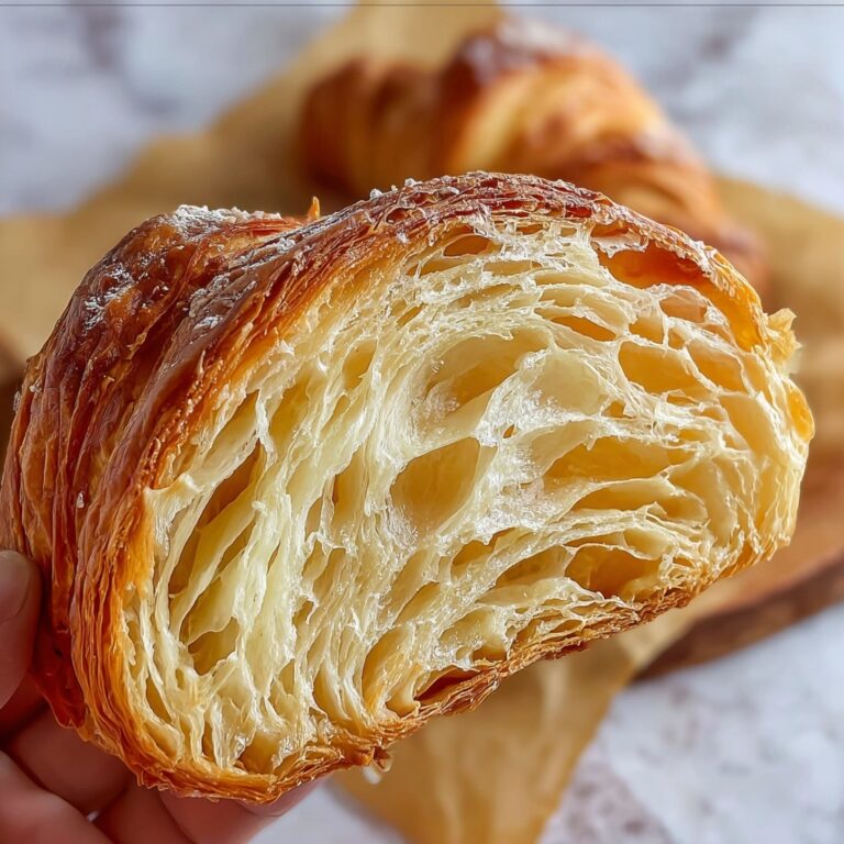 Flaky Sourdough Croissant Bread Recipe