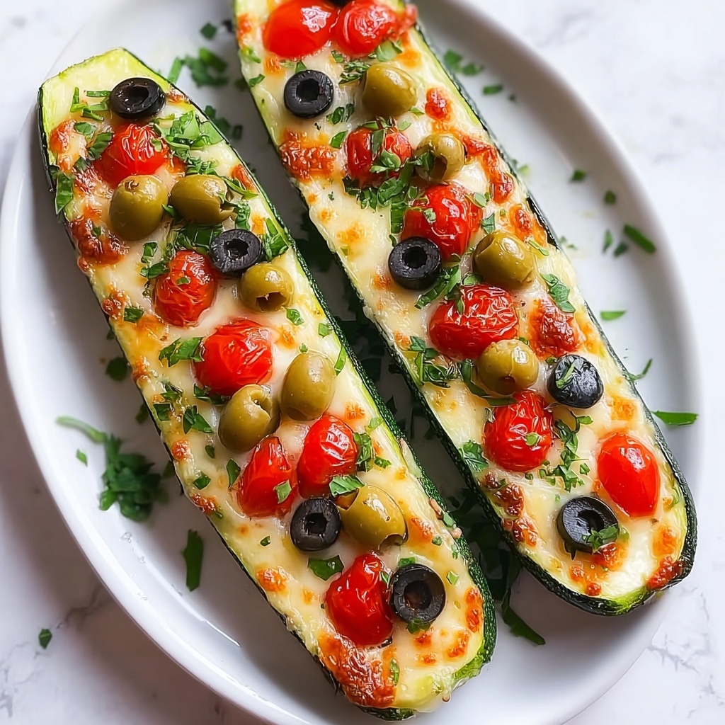 Mediterranean Stuffed Zucchini Recipe - Recipe Image