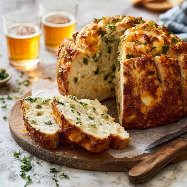 Garlic Herb Cheddar Cheese Bread Recipe