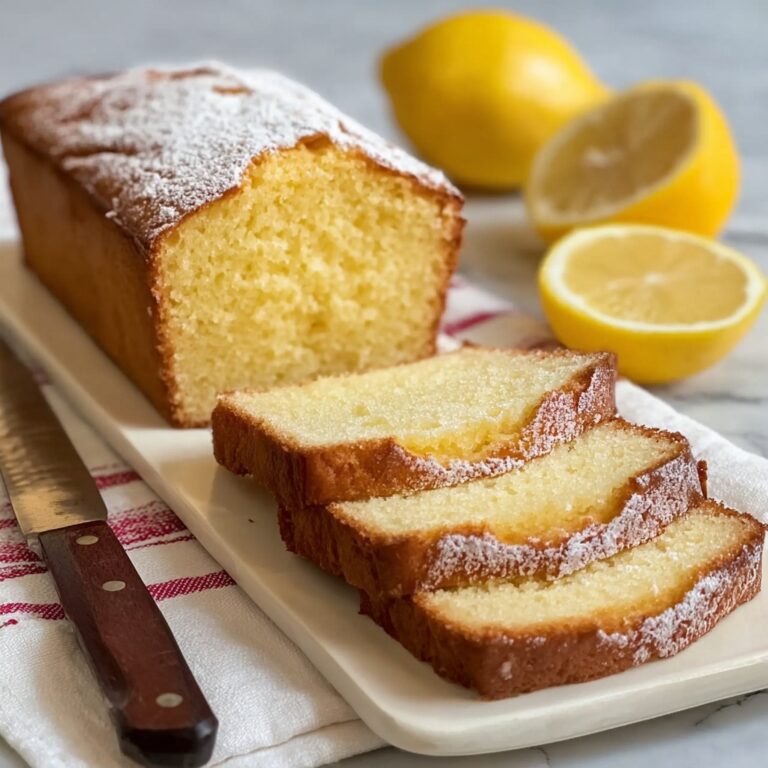 Old-Fashioned Lemon Pound Cake Recipe