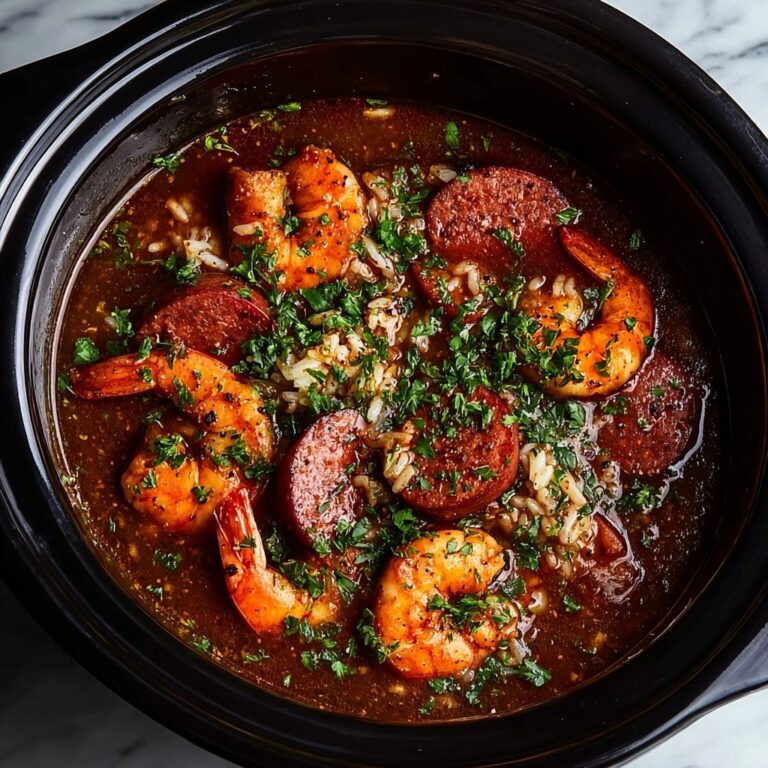 Slow Cooker Jambalaya with Shrimp and Sausage Recipe