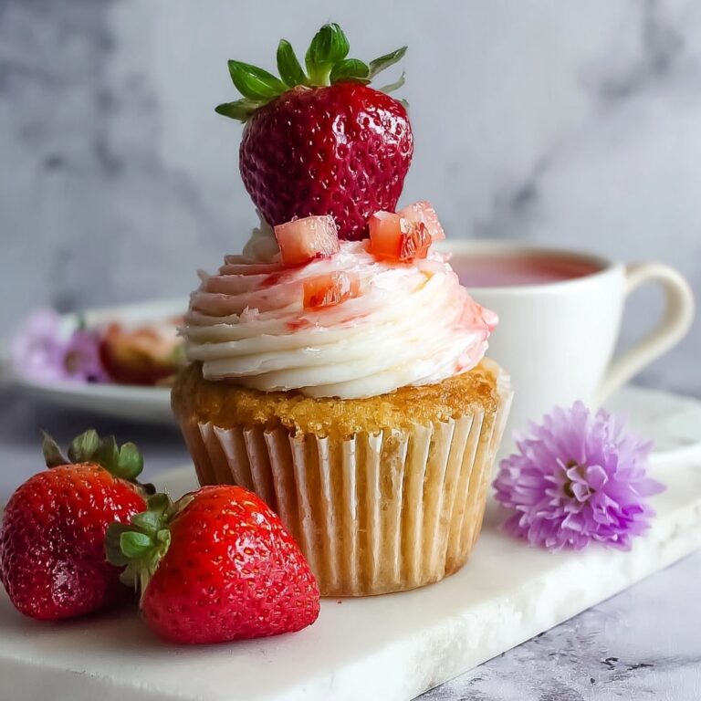 Real Strawberry Cupcakes Recipe