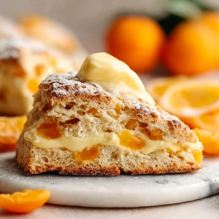 Fresh Orange Scones with Icy Citrus Glaze Recipe