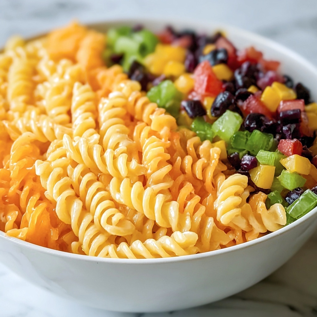 Southwestern Pasta Salad with Chipotle Ranch Dressing Recipe