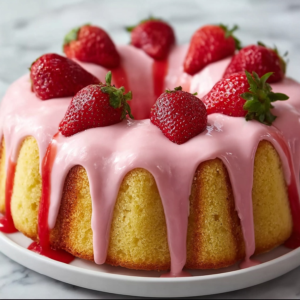 Strawberry Milkshake Pound Cake – Sweet Summer Nostalgia Recipe