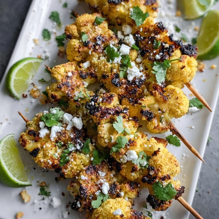 Mexican Street Style Grilled Cauliflower Recipe